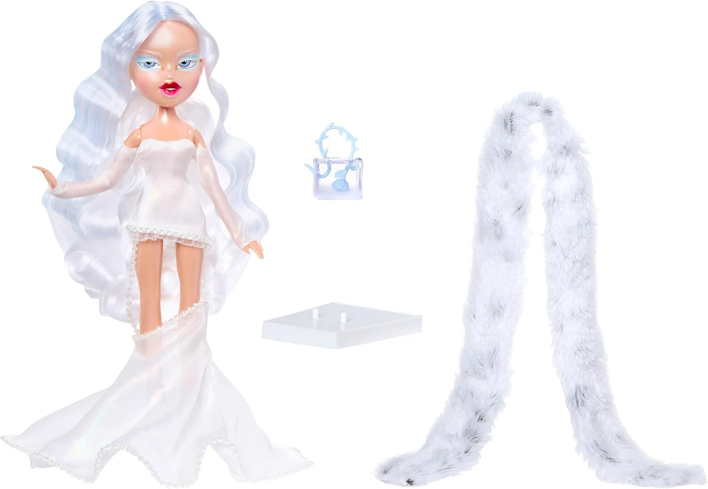 Bratz Holidayz Frosty Nightz - Chloe Doll (edycja kolekcjonerska) z prawdziwymi strojami i akcesoriami
