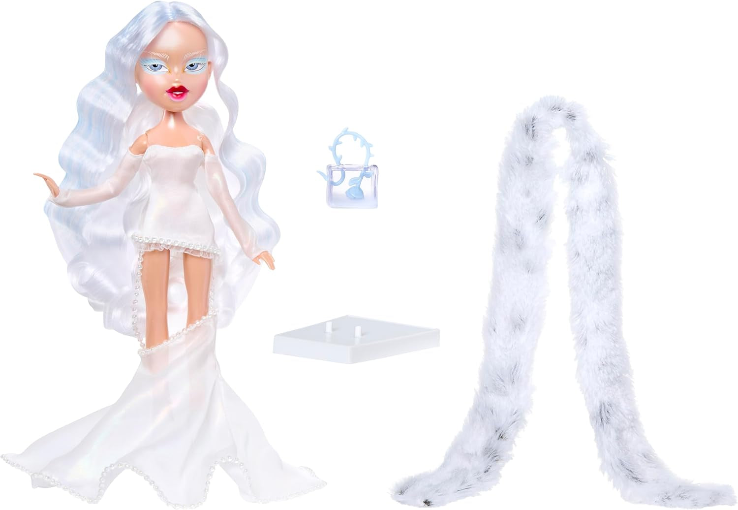 Bratz Holidayz Frosty Nightz - Chloe Doll (edycja kolekcjonerska) z prawdziwymi strojami i akcesoriami