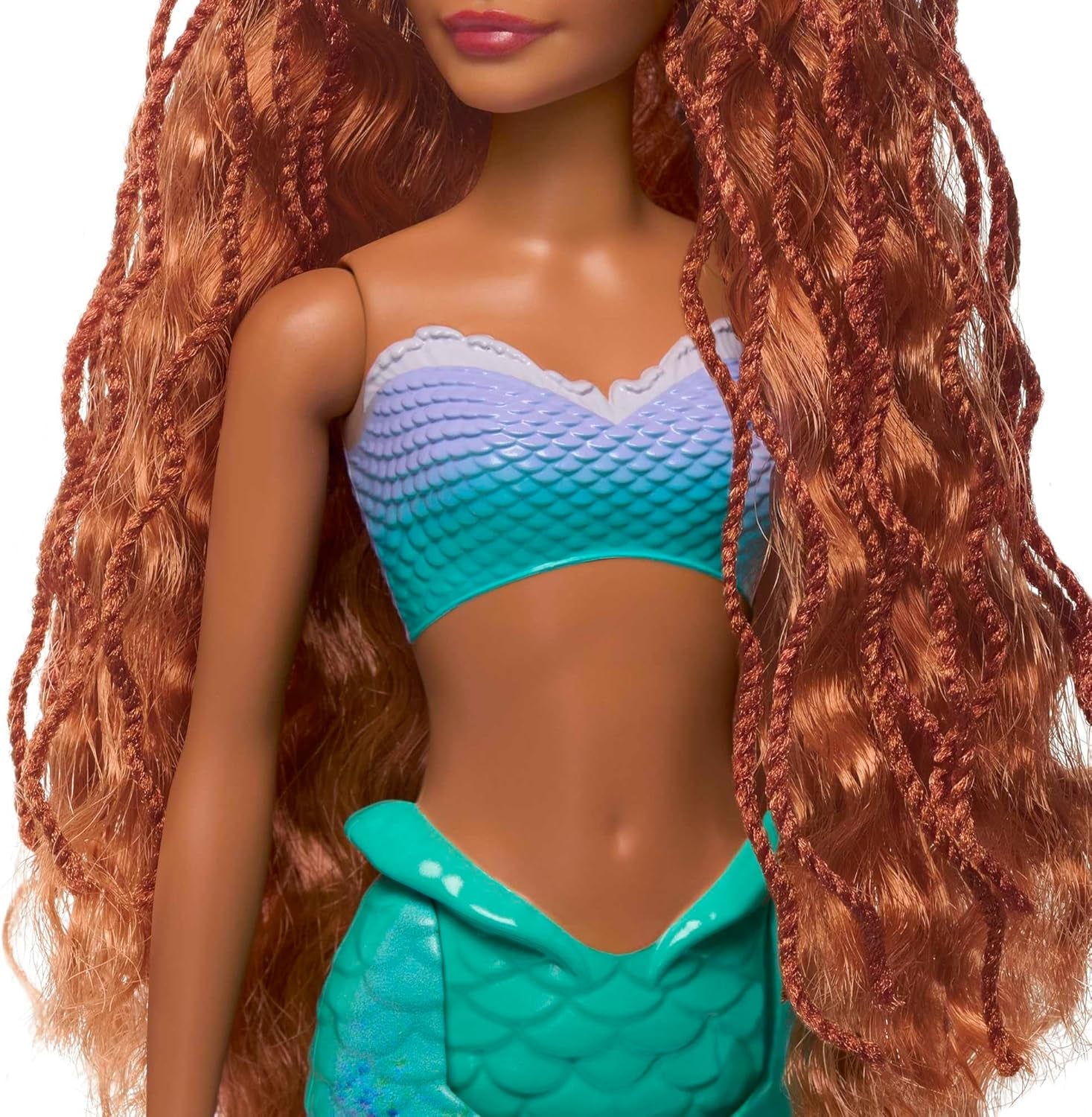 Mattel Disney Ariel – lalka mała syrenka, inspirowana filmem „Mała syrenka”, zabawka syrenka, możliwość pozycjonowania, prezenty Disneya, zabawka dla dzieci w wieku od 3 lat i starszych, HLX08