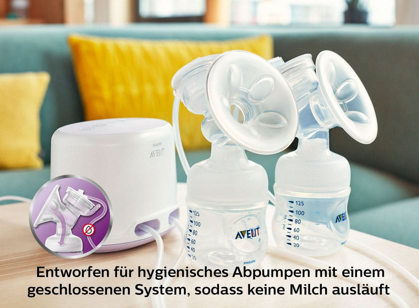Podwójny laktator elektryczny Philips Avent SCF334/02 Akcesoria Żywność i karmienie piersią Sklep Bebe Naty