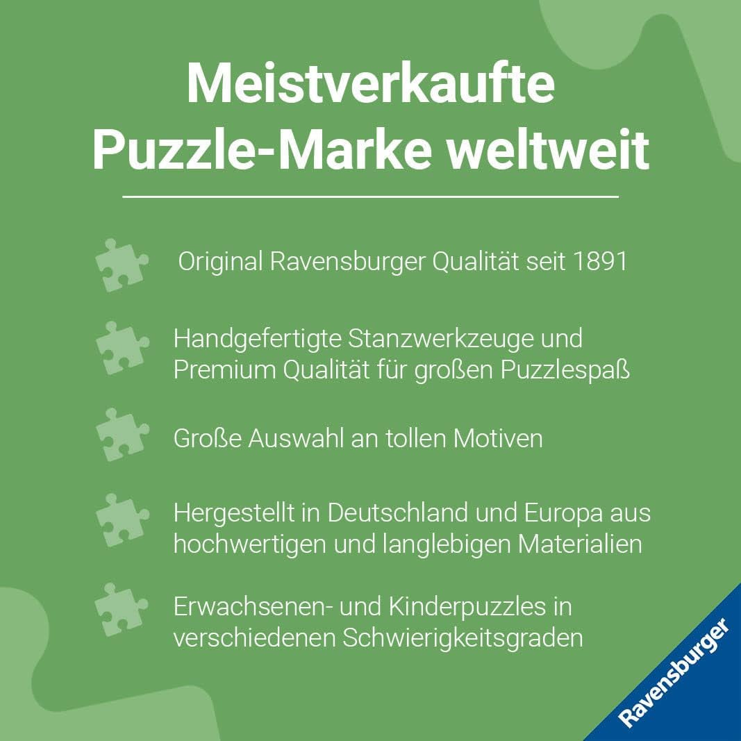 Puzzle dla dzieci Ravensburger - 12900 Mieszkańcy oceanu - Podwodne puzzle dla dzieci powyżej 8 roku życia zawierające 200 elementów w formacie XXL Puzzle Naty Shop