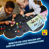 LEGO Dreamzzz Cooper's Tiger Mech i Zero's Hot Rod Car, zabawkowy samochód dla dzieci, prezent dla 9-letnich chłopców i dziewcząt, zestaw 2 w 1 z mechem i minifigurkami 71497 Zestawy do budowania Besuche w sklepie LEGO