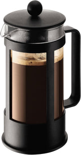 Ekspres do kawy Bodum Kenya - 350 ml / 3 filiżanki - Ręczna prasa francuska Szkło borokrzemowe i stal nierdzewna - Można myć w zmywarce - Wyprodukowano w Portugalii