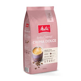 Melitta BellaCrema Crema Dolce kawa ziarnista 1 kg, niemielona, ​​kawa ziarnista do ekspresów w pełni automatycznych, lekko palona, ​​palona w Niemczech, intensywność 2