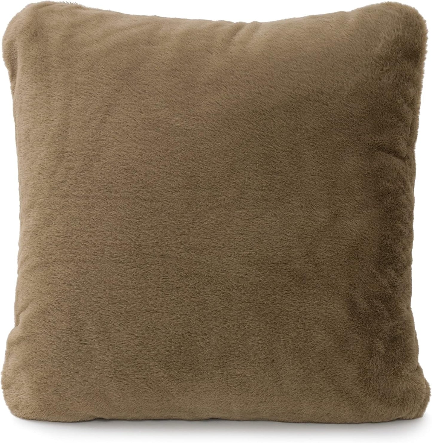 Gözze - Wygodna poszewka na poduszkę, Merino Feeling, 50X50 cm - Ciemnozielone Łóżka i koce Besuche den GÃ¶zze-Store Taupe