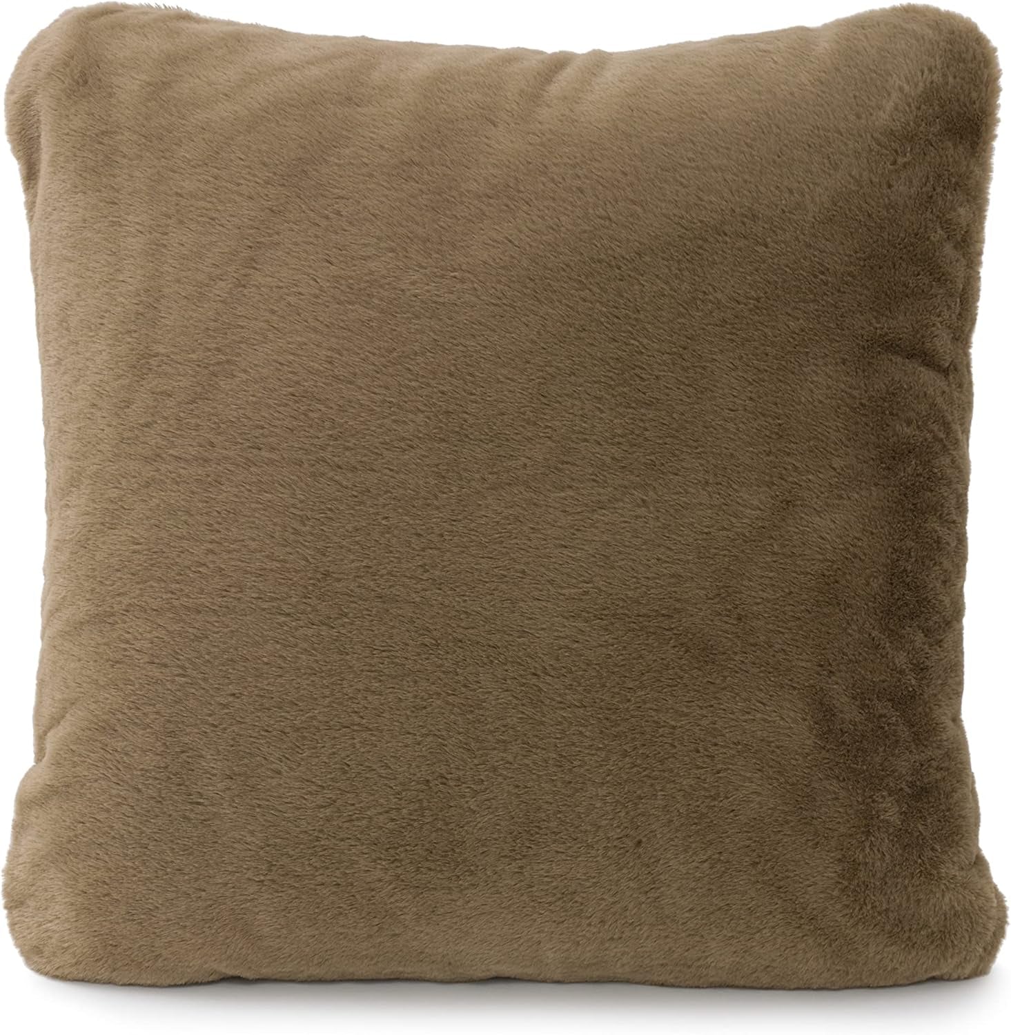 Gözze - Wygodna poszewka na poduszkę, Merino Feeling, 50X50 cm - Ciemnozielone Łóżka i koce Besuche den GÃ¶zze-Store Taupe