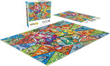 Buffalo Games - Pokemon - Witraż starter - układanka 1000 elementów Puzzle Naty Shop