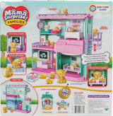 Zestaw Little Live Pets Mama Surprise Families Baby Clinic, w zestawie 3 szczenięta retrieverów, Magic, dwustronny zestaw (27,8 cm szer., 23,8 cm wys.). Karmienie, kąpiel i zabawa, prezent dla dzieci Figurki Naty Shop