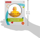 Fisher-Price WaterMates Ducky Ball, zabawna kaczka w kuli konfetti, zabawka dla dziecka, piłka do zabawy, zabawka do kąpieli, od 3 miesięcy, 75676 zabawki dla dzieci Naty Shop