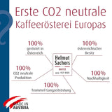 Helmut Sachers Kaffee - mieszanka wiedeńska, moc 3/5, 100% arabiki, całe ziarna kawy, 6 x 500 g Naty Shop