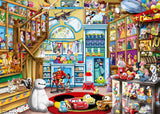Puzzle Ravensburger 12000527 - W sklepie z zabawkami - Disney 1000 elementów puzzle dla dorosłych i dzieci od 14 lat Puzzle Naty Shop Retro