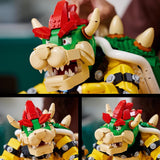 LEGO Super Mario The Mighty Bowser Model 3D Duży zestaw kolekcjonerskich figurek Zawiera platformę pojedynków Pomysł na prezent dla fanów Wyświetlacz jako dekoracja pokoju 71411 Zestawy do budowania Kup w sklepie LEGO