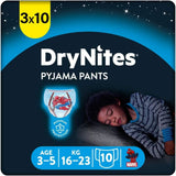 HUGGIES Drynites pieluszki nocne dla chłopców 4-7 lat (17-30 kg), 30 sztuk Naty Shop 30 sztuk 3 - 5 lat (16 - 23 kg)