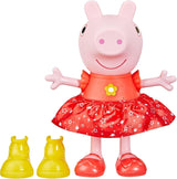 Świnka Peppa Lalka Peppy z błotnistą kałużą - wersja niemiecka, różowe lub różowe lalki Naty Shop