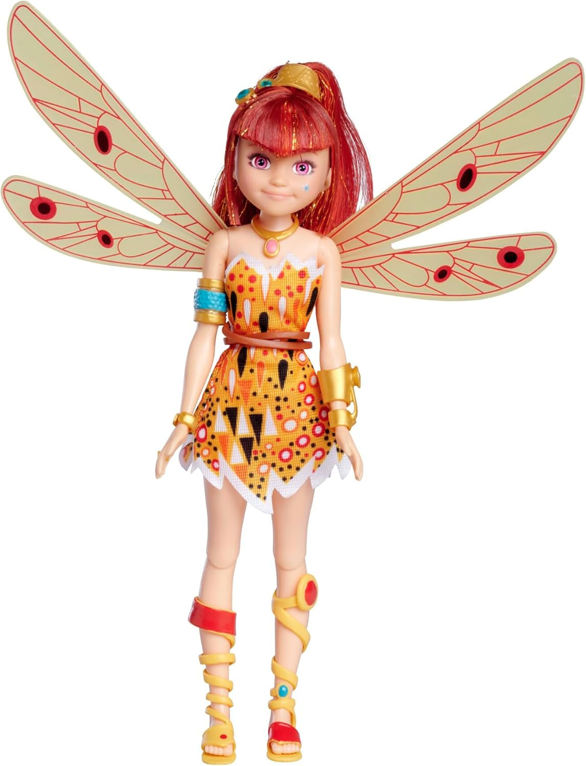 Simba Mia i ja Lalka Yuko, Elf ze skrzydłami i ruchomymi nogami, 3 spinki do włosów, 3 bransoletki i naszyjniki, 23 cm, wiek 3+