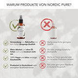Kuracja do włosów z ekstraktem z bazylii od Nordic Pure | Do pielęgnacji włosów cienkich, suchych i delikatnych | Może zapobiegać wypadaniu włosów 100ml Pielęgnacja włosów Naty Shop