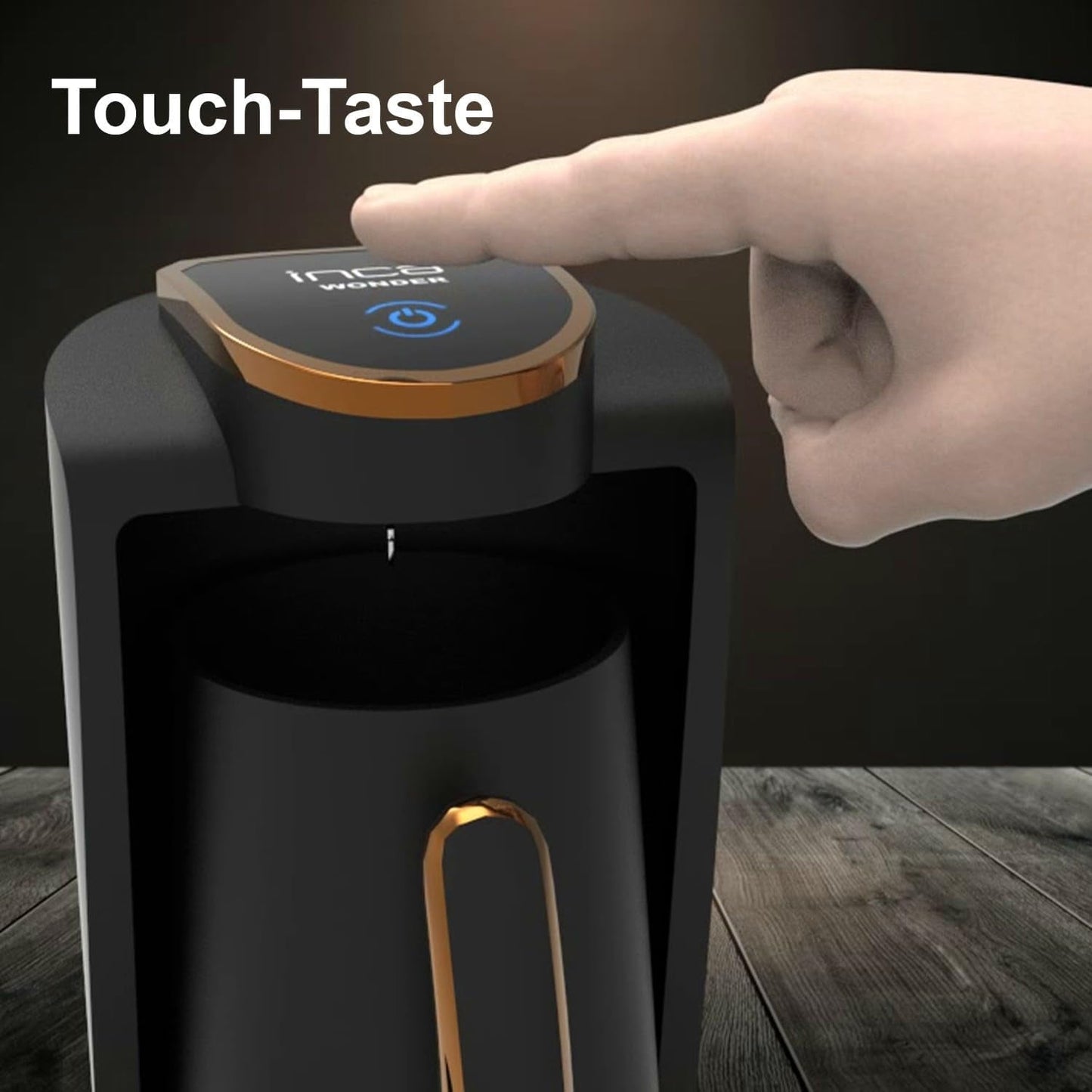 Turecka kawiarnia Inca | Maszyny Türk Kahve | 250ml (1-4 filiżanek) | 400W | IKM-01 | Ochrona przed rozlaniem i gotowaniem bez wody | Płyta grzewcza ze stali nierdzewnej | Automatyczne wyłączanie | Dla doskonałej kawy po turecku
