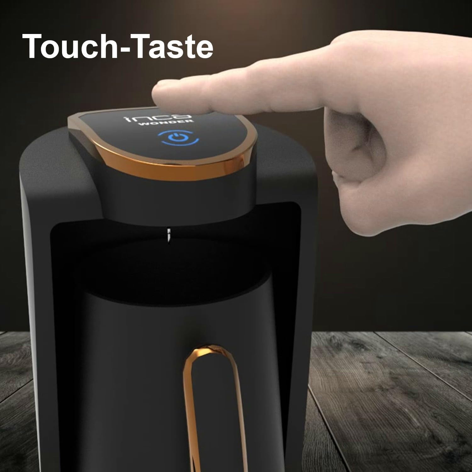 Turecka kawiarnia Inca | Maszyny Türk Kahve | 250ml (1-4 filiżanek) | 400W | IKM-01 | Ochrona przed rozlaniem i gotowaniem bez wody | Płyta grzewcza ze stali nierdzewnej | Automatyczne wyłączanie | Dla doskonałej kawy po turecku