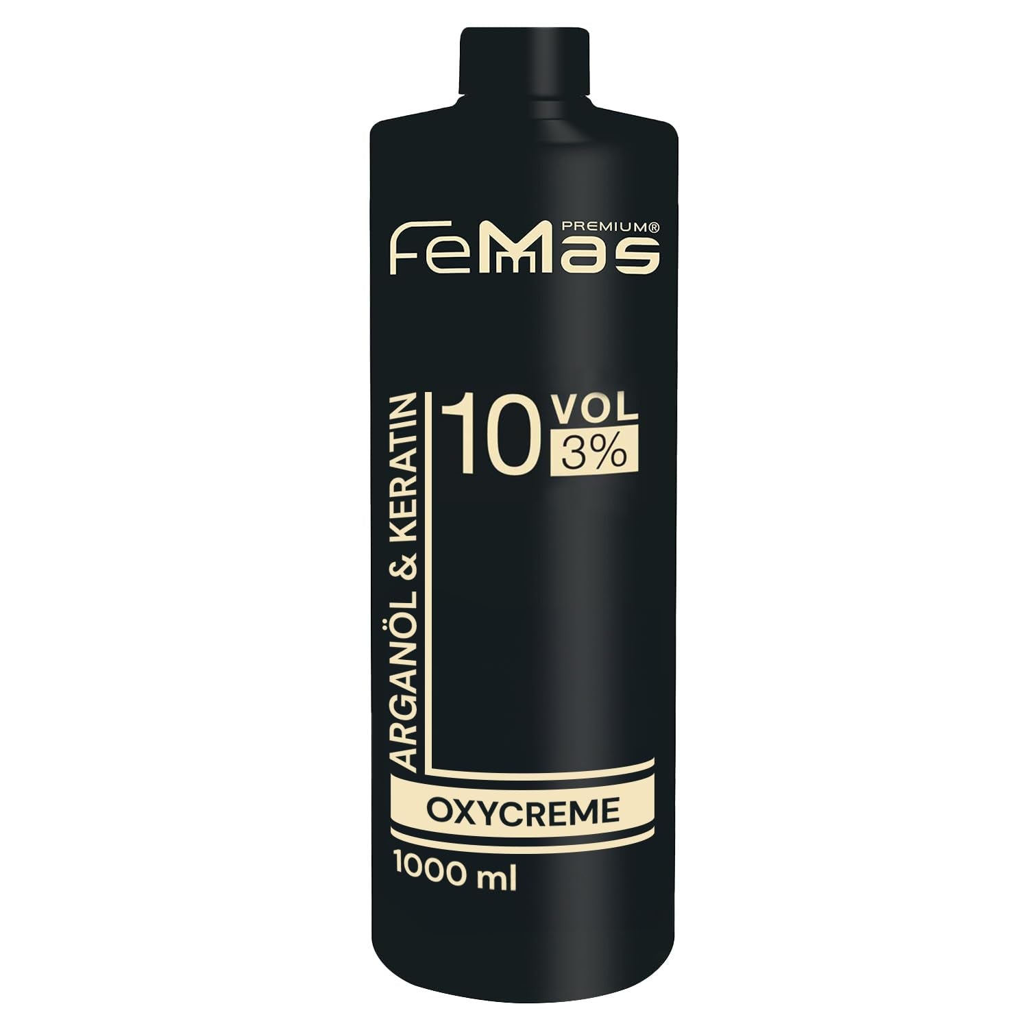 FemMas Oxycreme 6% 1000 ml I Utleniacz do koloryzacji i farbowania włosów I Łatwa aplikacja i optymalne utrwalenie I Wywoływacz zapewniający jednolite rezultaty jak w salonie I Wywoływacz koloryzujący Farba do włosów Naty Shop 3 1 litr (1 opakowanie)