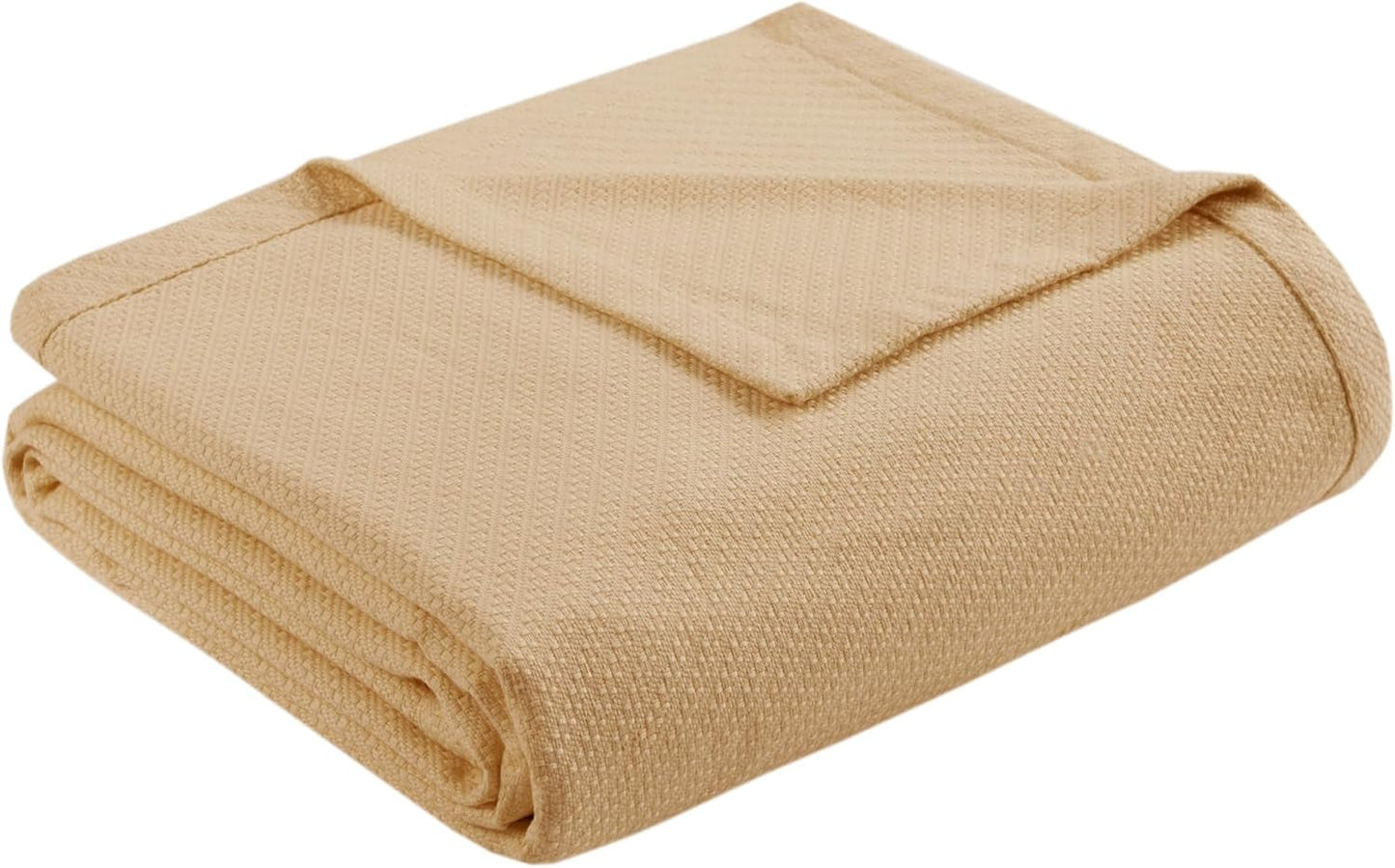 Madison Park Luksusowa bawełna w płynie Wysokiej jakości miękki i wygodny koc ze 100% bawełny ring-spun na kanapę lub kanapę Blush Full/Queen Kołdry i kołdry Naty Shop Linens Twin