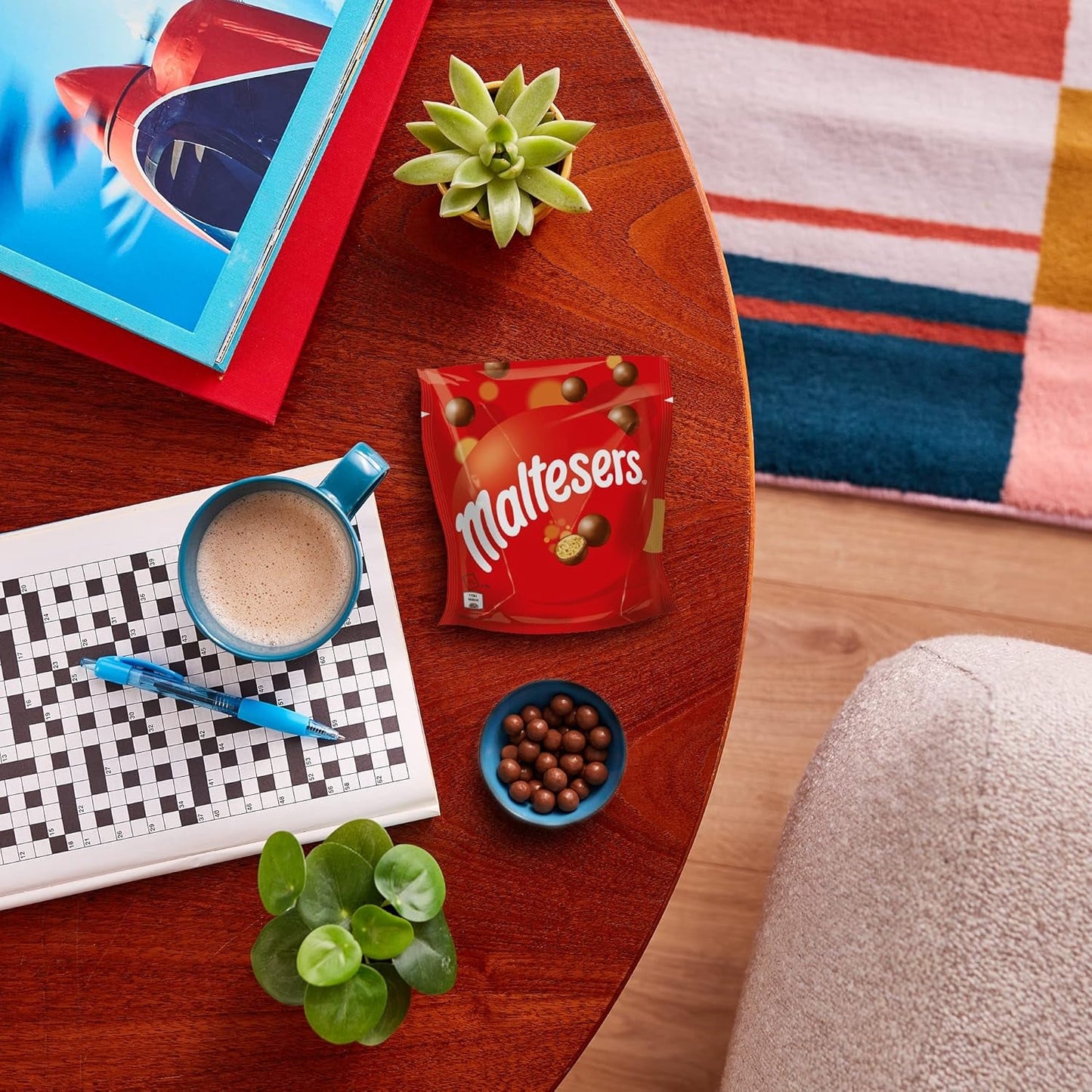 Maltesers Czekoladowe Kulki z Chrupiącym i Lekkim Środek, Przewiewna Czekoladowa Przekąska, 1 Opakowanie (1 x 175g)