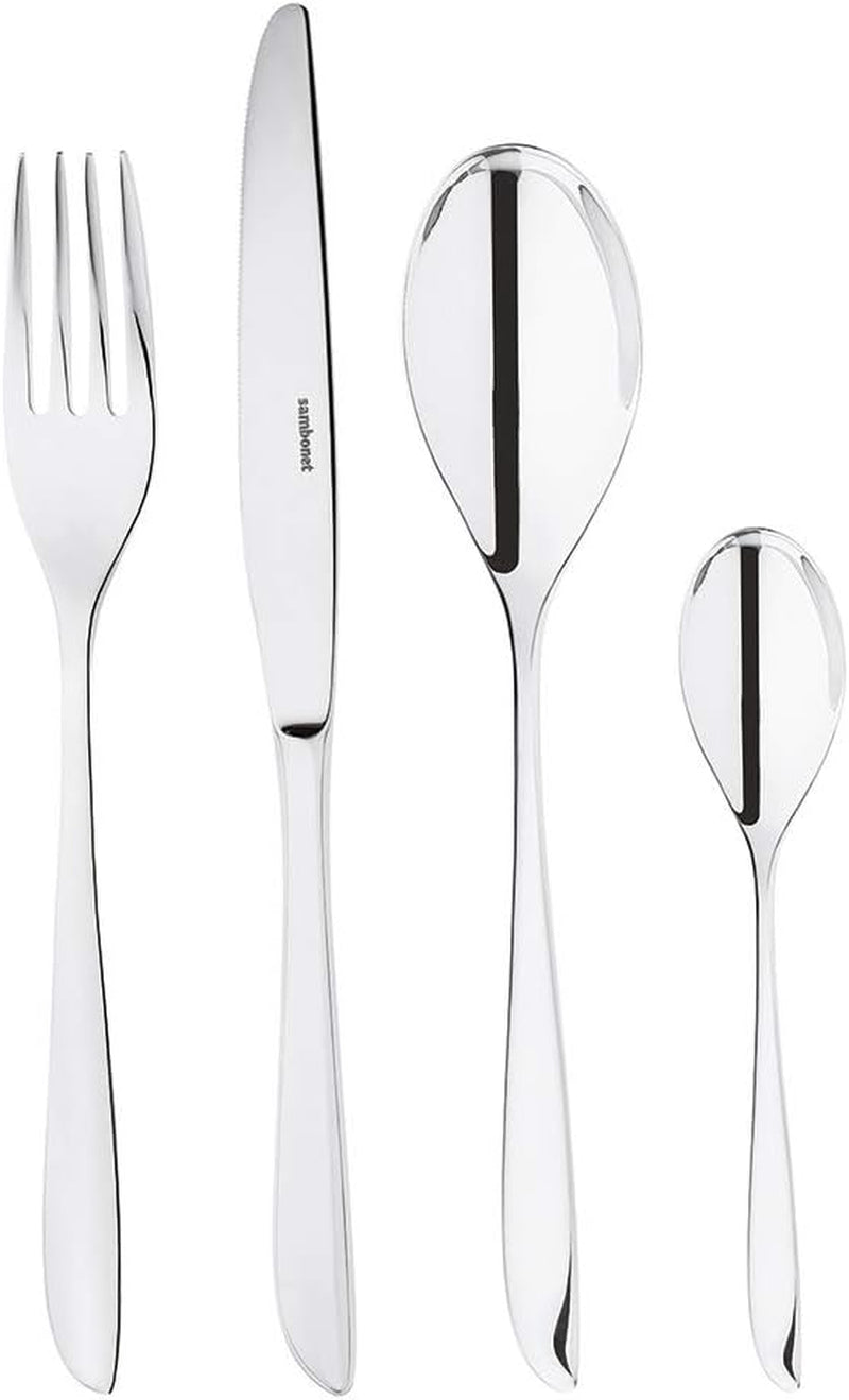 Sambonet 52163-81 Leaf - Jednoczęściowy zestaw sztućców ze stali nierdzewnej 18/10 Naty Shop