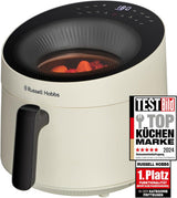 Russell Hobbs Airfryer, 5 litrów, 10 programów, okienko AGD Naty Shop Cream