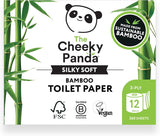 Bambusowe serwetki koktajlowe Cheeky Panda | serwetki białe 100 sztuk serwetek papierowych