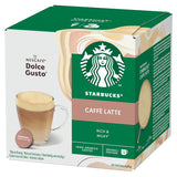 STARBUCKS Caffè Latte marki Nescafé Dolce Gusto Kaffeekapseln 6 x 12 (72 Kapseln)