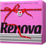 Serwetki papierowe Renova Red Label w kolorze fuksji - 70 serwetek