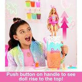 Zestaw upominkowy BARBIE Pop Reveal Rise & Surprise — ponad 15 niespodzianek, w tym 1 lalka Barbie, akcesoria plażowe zapewniające wesołą i owocową zabawę dla dzieci w wieku od 3 lat, HRK57