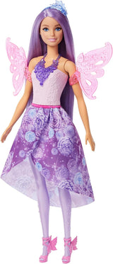 Zestaw 3 w 1 dla lalki Barbie z 8 akcesoriami, w tym ogonem syreny, skrzydłami wróżki, królewskimi naszyjnikami, butami i nie tylko dla ponad 10 różnych stylizacji, JCP74