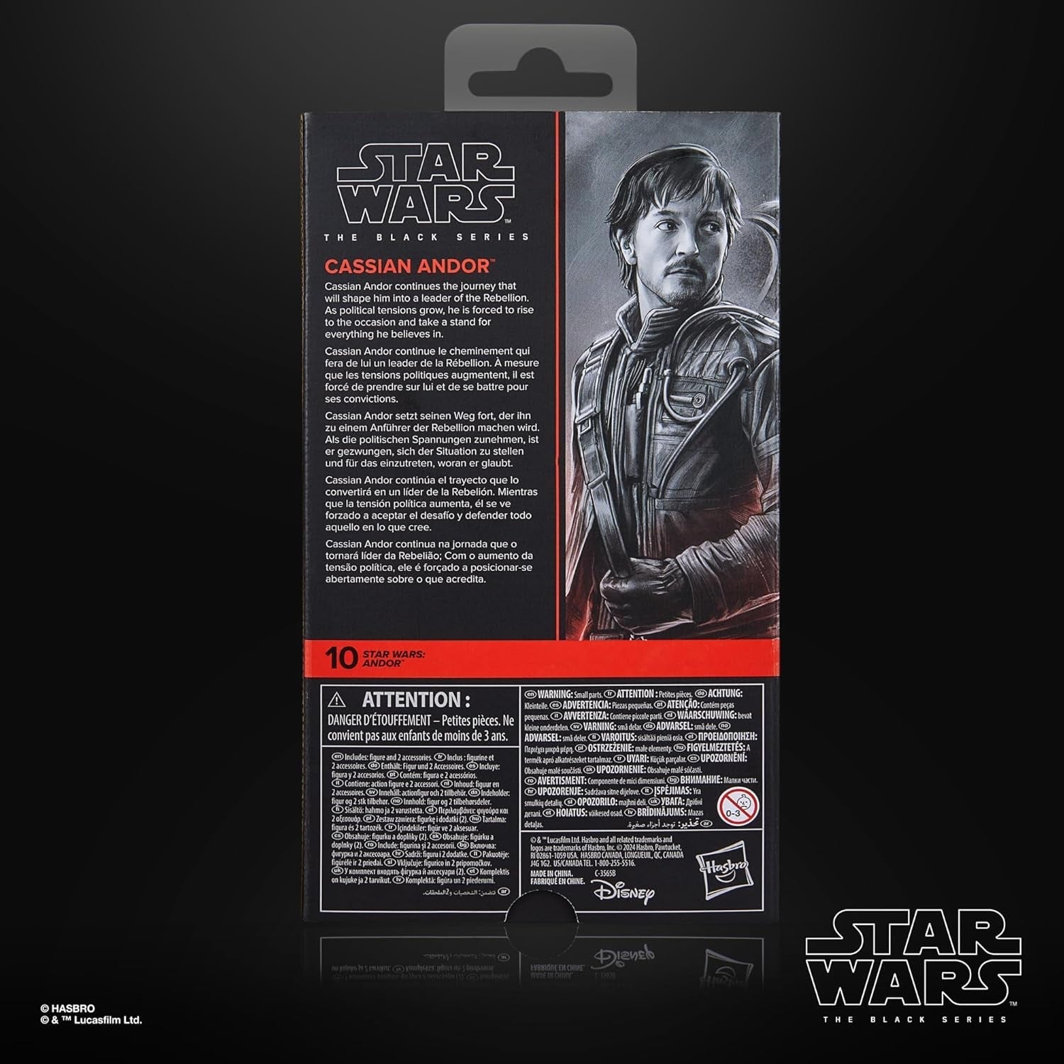 Star Wars Black Series Cassian Andor Andor Figurka kolekcjonerska, 15 cm Figurki Naty Shop