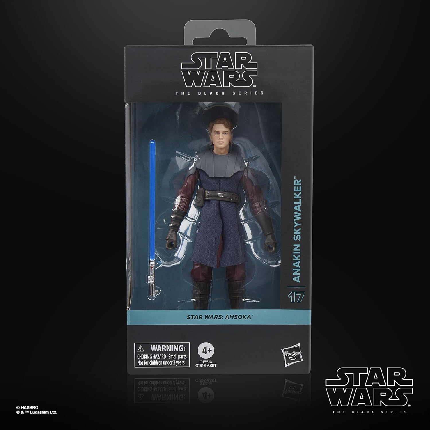 Gwiezdne Wojny Czarna seria Anakin Skywalker, Gwiezdne Wojny: Ahsoka Premium Kolekcjonerska figurka (15 cm) Figurki Naty Shop