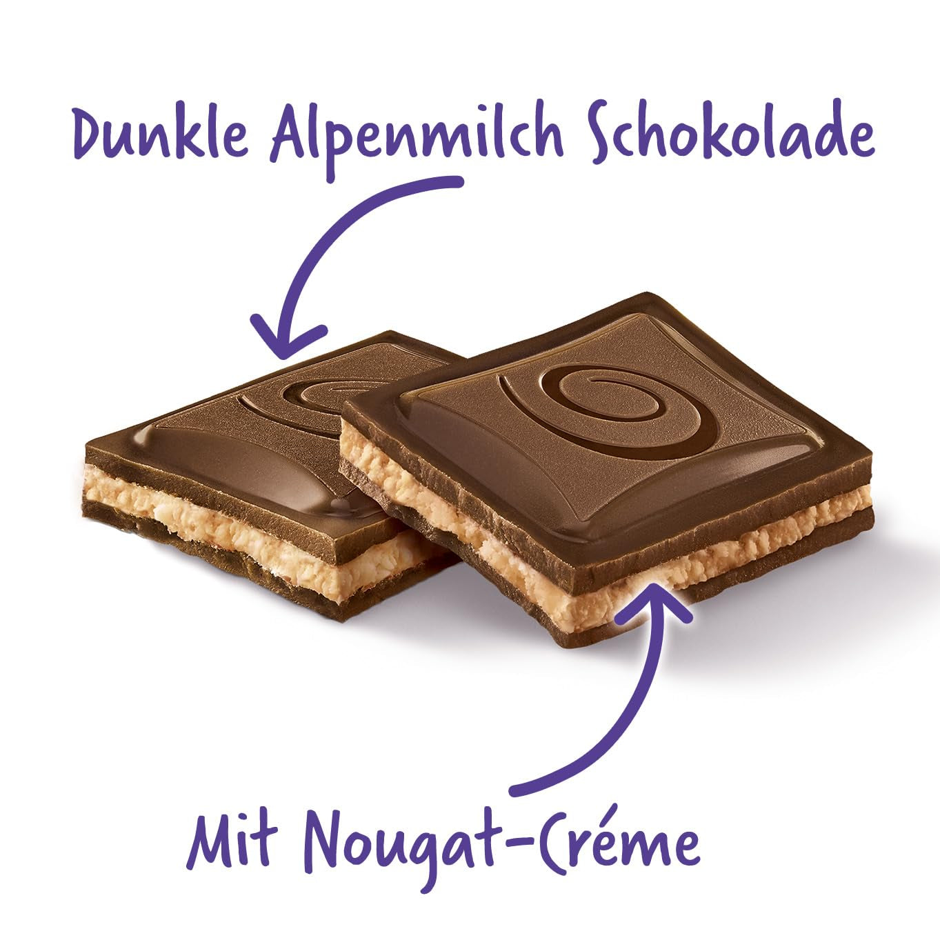 Milka Black Milk – Alpejska czarna czekolada z mleczno-kremowym nadzieniem nugatowym – 85g