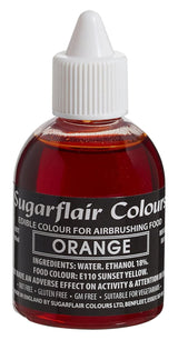 Sugarflair Airbrush Barwnik spożywczy Złociste złoto Jadalny płynny barwnik spożywczy Aerograf Farbowanie ciast Muffiny Lukier i dekorowanie ciast - 60ml