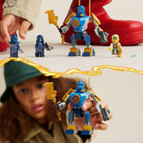 LEGO NINJAGO Mech bojowy Jaya, zabawka ninja dla dzieci z figurkami, w tym minifigurką Jaya z mini kataną, figurkami i mechem, mały prezent dla kreatywnych chłopców i dziewcząt od 6 lat 71805 Zestawy do budowania Besuche den LEGO-Store
