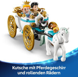 LEGO® Disney Zamek księżniczki Kopciuszek i powóz konny, zestaw dla dziewczynek od 6 lat, fantastyczna zabawka z księżniczką Kopciuszkiem i uroczymi minilaleczkami księcia, pomysł na prezent dla fanów Disneya 43275 Zestawy do budowania Szukaj w sklepie LEGO
