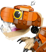 LEGO Jurassic World Little Eatie: zabawka do budowania T.Rex dla chłopców i dziewcząt 7-letni zestaw do budowania dinozaurów Model prezentowy dla dzieci z ruchomymi ustami, głową i ogonem 76967 Zestawy do budowania Besuche den LEGO-Store