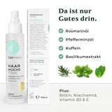 Tonik do włosów z olejkiem rozmarynowym 100ml - Olejek rozmarynowy w sprayu Naturalnie przyspiesza porost włosów - Środek na porost włosów dla kobiet i mężczyzn - Serum na wypadanie włosów - Olejek do włosów rozmarynowy od Cosphera Hair Care Naty Shop