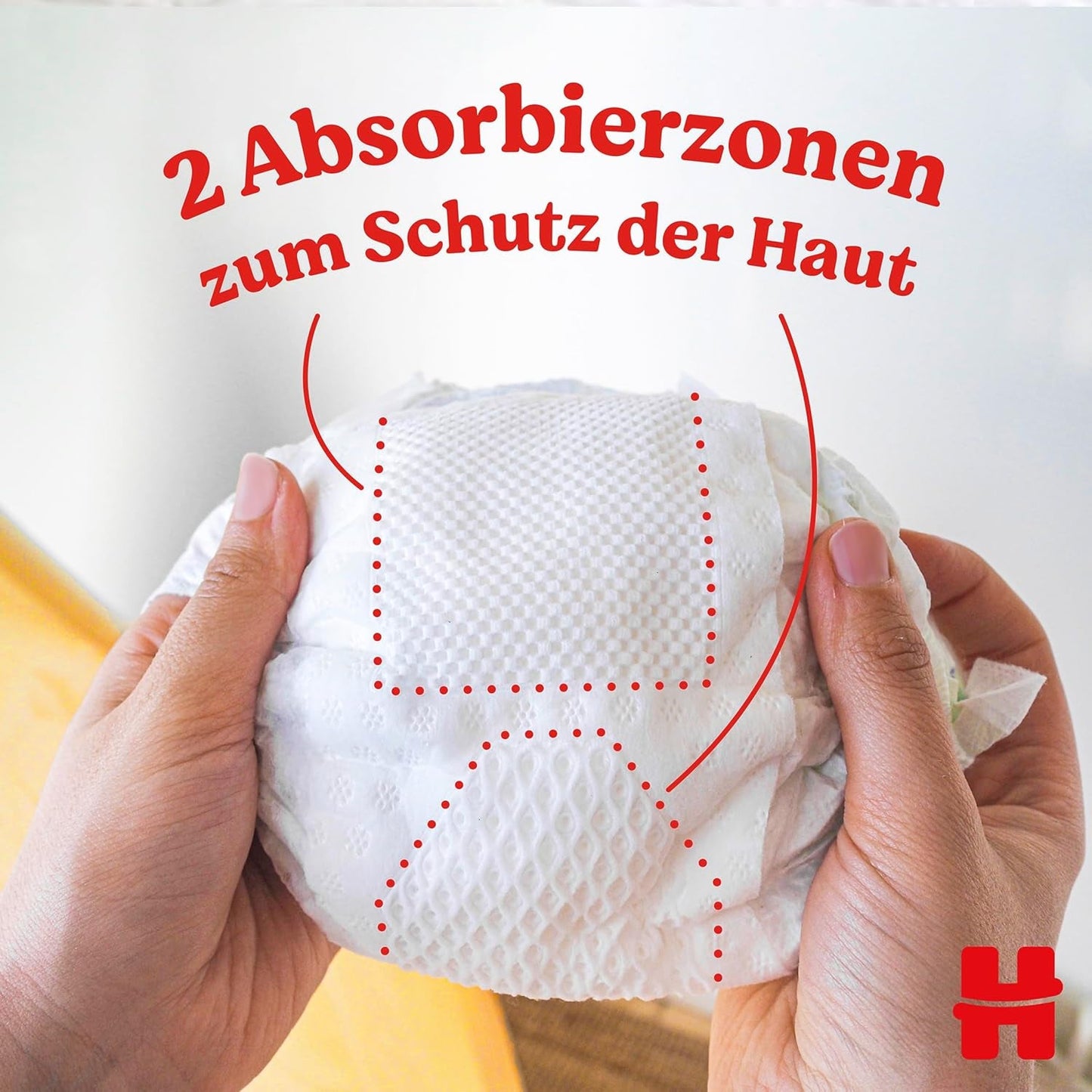 Pieluchy dla noworodków Huggies, rozmiar 1, 100 pieluch (2 x 50), pudełko na pół miesiąca