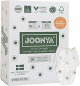 Pieluchy push-up rozmiar 4 L (7-12 kg) - 1 worek po 25 sztuk - Nie zawiera substancji szkodliwych, ekologiczne, ultrapłaskie, do stosowania na noc - Wyprodukowano w Danii