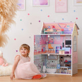 Olivias Little World Glasshouse Kids 12 "domek dla lalek i 10 akcesoriów dla lalek 3,5" Multi Td-12518D domki dla lalek Naty Shop