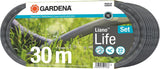 Gardena Liano Life 1/2 cala wąż tekstylny, zestaw 30 m: Niezwykle elastyczny tekstylny wąż ogrodowy z wężem wewnętrznym z PVC, nie załamujący się, lekki, odporny na warunki atmosferyczne (18457-20)