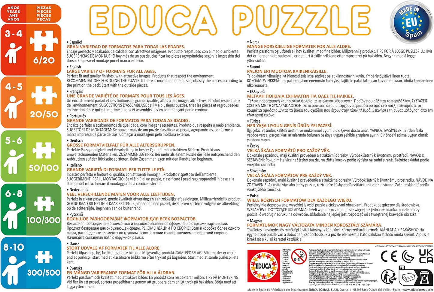 Educa - Puzzle 200 elementów | Parada Disneya, puzzle 200 elementów dla dzieci od 6 lat, Disney World (13289) Puzzle Naty Shop