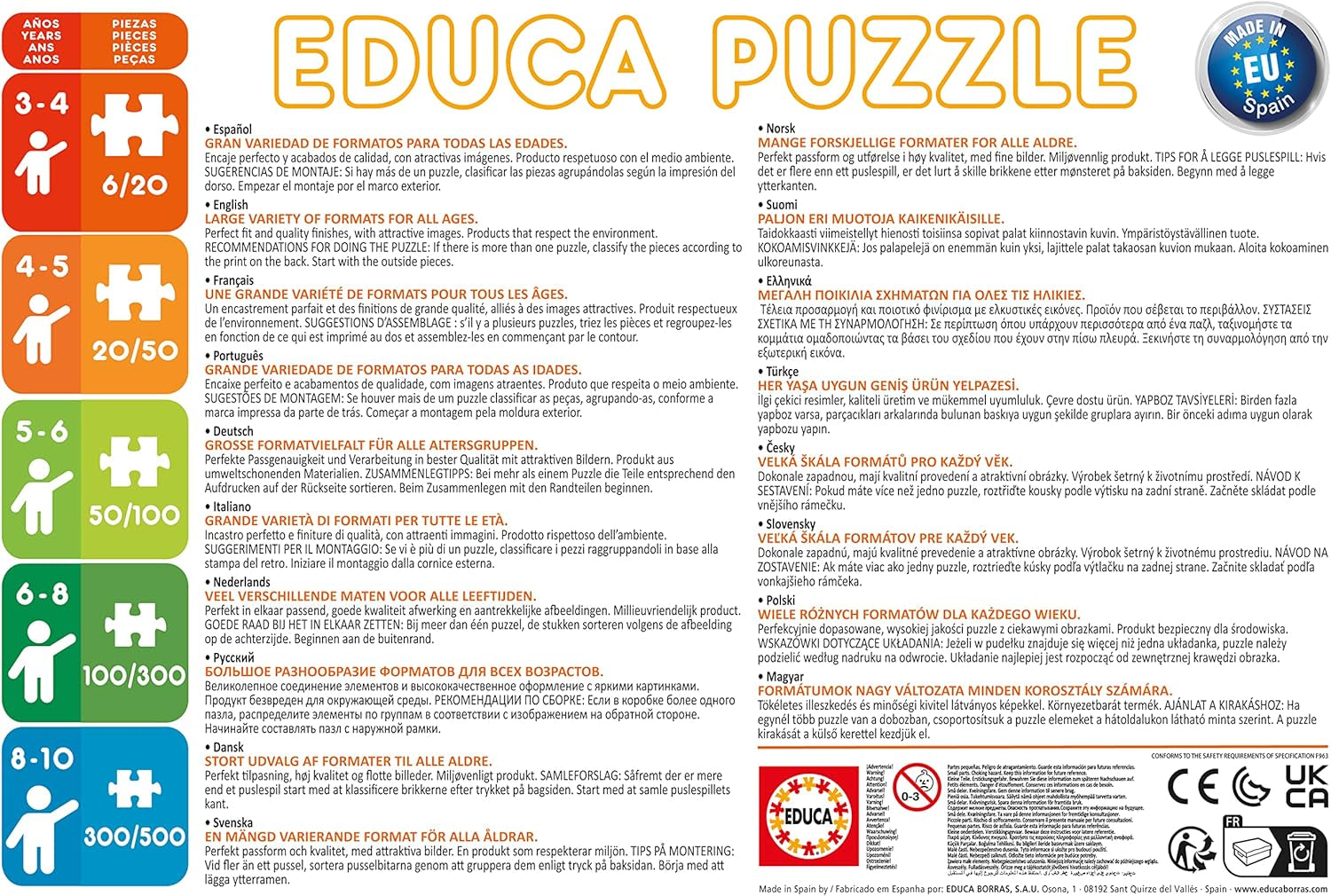 Educa - Puzzle 200 elementów | Parada Disneya, puzzle 200 elementów dla dzieci od 6 lat, Disney World (13289) Puzzle Naty Shop