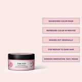 Maria Nila Color Refresh 300 ml - Odżywcza bomba koloryzująca zawierająca tymczasowe pigmenty koloryzujące, które szybko odświeżają kolor włosów. 100% wegańskie. Bez siarczanów i bez parabenów. Farba do włosów Naty Shop