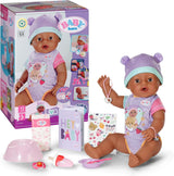 BABY Born Eva 43Cm, lalka z 10 funkcjami i dodatkami, dla dzieci od 3 lat, działa bez baterii, duża lalka 43Cm, 836408 Zapf Creation Dolls Naty Shop Domyślny tytuł