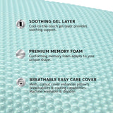 Sealy SE '19 Essentials SM Aqua Bubble Gel Sheet, 1 poduszka MC (US), biała, 61 x 40 x 14 cm Poduszki standardowe Naty Shop