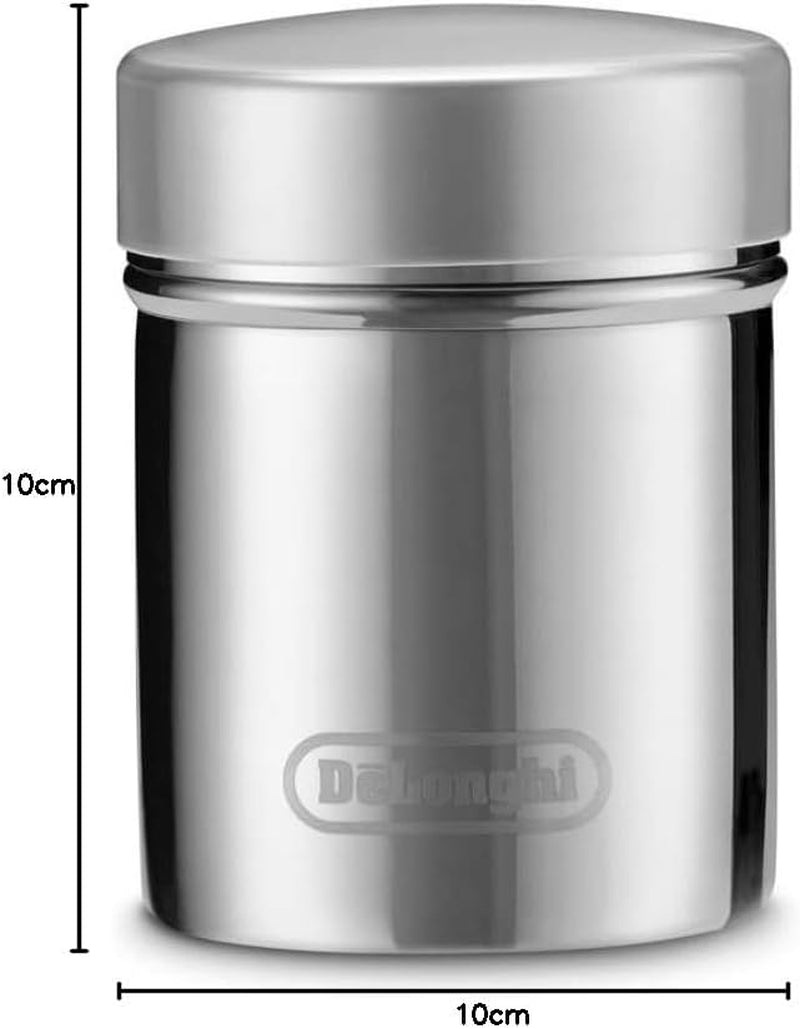 De'Longhi DLSC061 Shaker do kakao ze stali nierdzewnej, 175 ml, srebrny